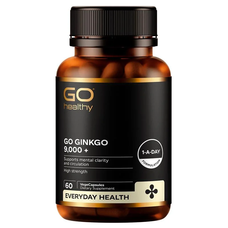 GO Healthy ginkgo 9000+ 60c 高之源 银杏精华胶囊 9000+ 60粒 【保质期2028/12】
